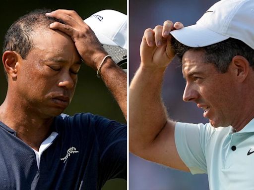 Rory McIlroy and Tiger Woods entertain serious questions as British Open begins