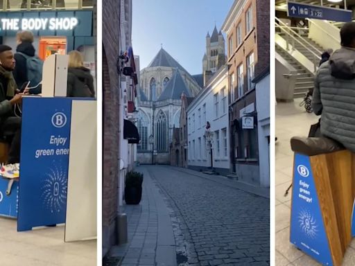 Viajó a Bélgica y quedó sin palabras al ver lo que encontró en la estación de trenes de Bruselas: “Me voló la cabeza”