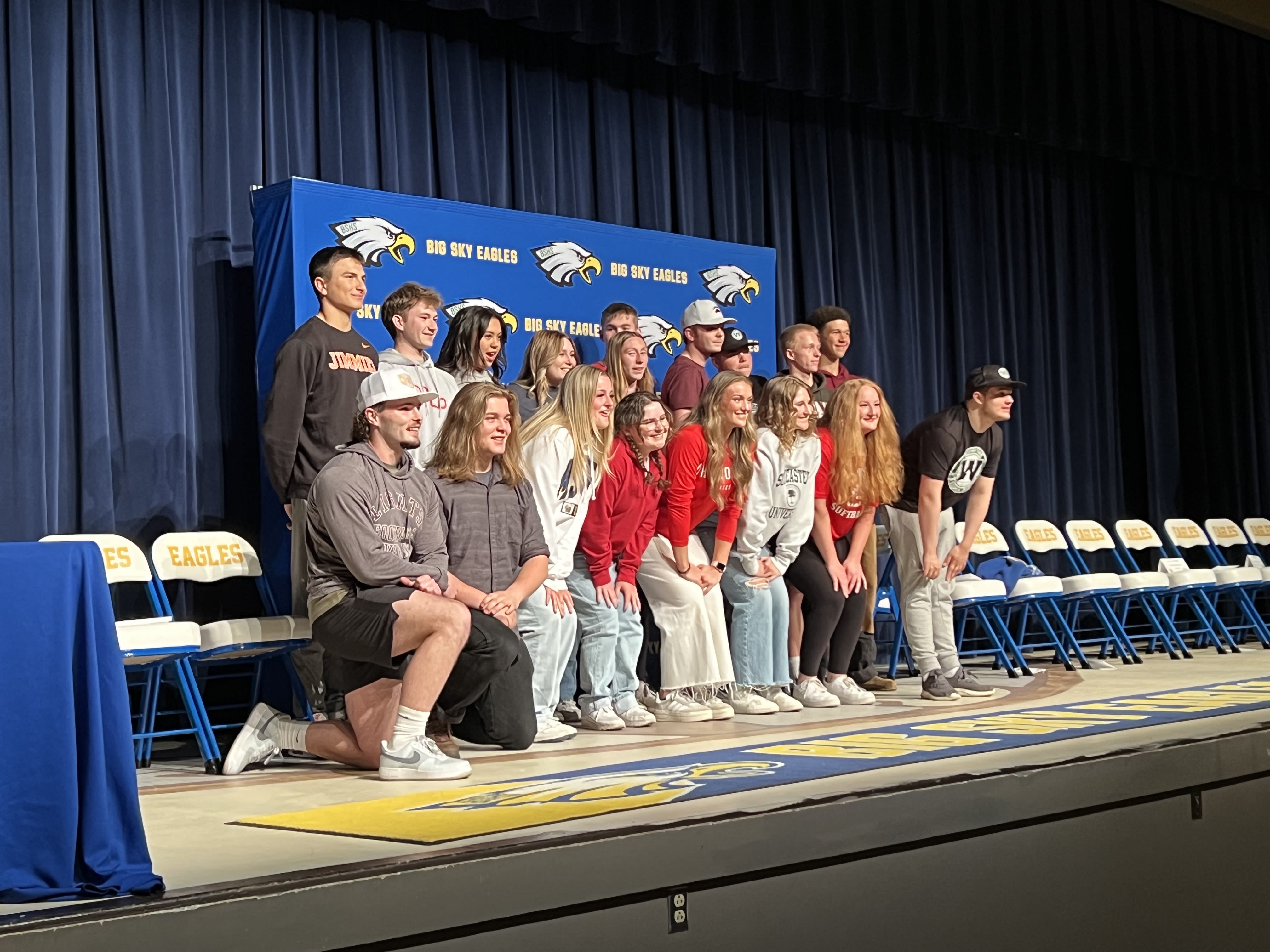 Big Sky High School celebrates 18 student-athletes with signing day ceremony