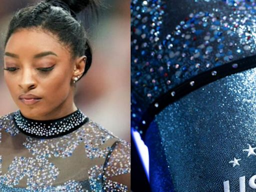 El costoso traje de Simone Biles en Juegos Olímpicos: tiene 10.000 diamantes incrustados