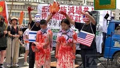 台灣聲援巴勒斯坦大遊行 疾呼政府勿當種族滅絕幫兇
