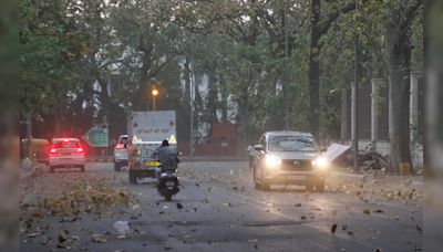 Sudden Shift In Delhi Weather As Dust Storm Sweeps City Amid Severe Heat