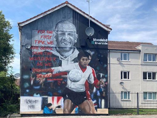 Mural for Liverpool FC's first black player unveiled