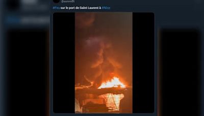 Saint-Laurent-du-Var: quatre bateaux touchés par un incendie dans le port