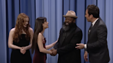 Lea Michele accused of pushing Sadie Sink out of shot on The Tonight Show