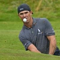 Billy Horschel leads the British Open by one shot after a wild and wet third round at Royal Troon