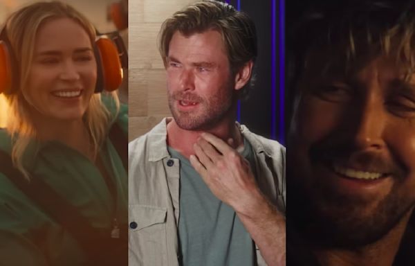 Shots Fired At Chris Hemsworth! See Emily Blunt And Ryan Gosling Hilariously Roast The Thor Actor While Talking...