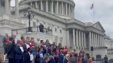 House Democrats called ‘f***ing useless’ for singing ‘God Bless America’ by Capitol after Roe ruling