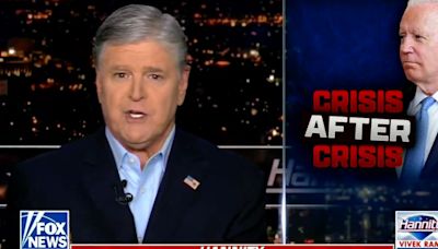 Critics Cook Sean Hannity Over His 'Insane Nonsense' Beef With Biden