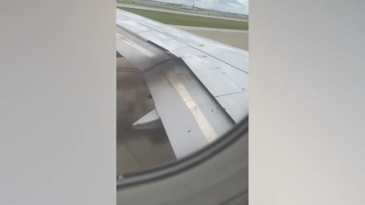 United Airlines flight catches fire just before takeoff halting arrivals at Chicago O'Hare