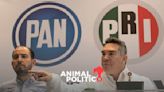 Marko Cortés y Alejandro Moreno descartan renuncia a PAN y PRI tras resultados de elecciones; se apegarán a procesos de relevo