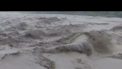 颱風凱米來襲 嘉義八掌溪溢堤多人受困獲救