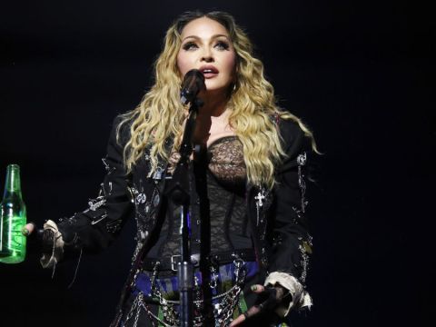 Madonna Nails Cowboy Core in Bold Barn Photos