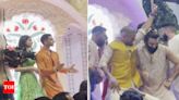 ...Ambani and Radhika Merchant wedding: Rumored lovebirds Khushi Kapoor-Vedang Raina vibe together; Ranveer Singh and Shikhar Dhawan dance to bhangra beats | Hindi ...