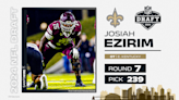 New Orleans Saints select Hilliard Davidson graduate Josiah Ezirim in NFL draft