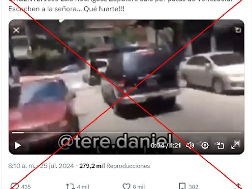 Video del expresidente español Rodríguez Zapatero abucheado en Venezuela fue grabado en 2018, no 2024