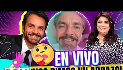 FOTO: Así fue el épico reencuentro entre Eugenio Derbez y Victoria Ruffo