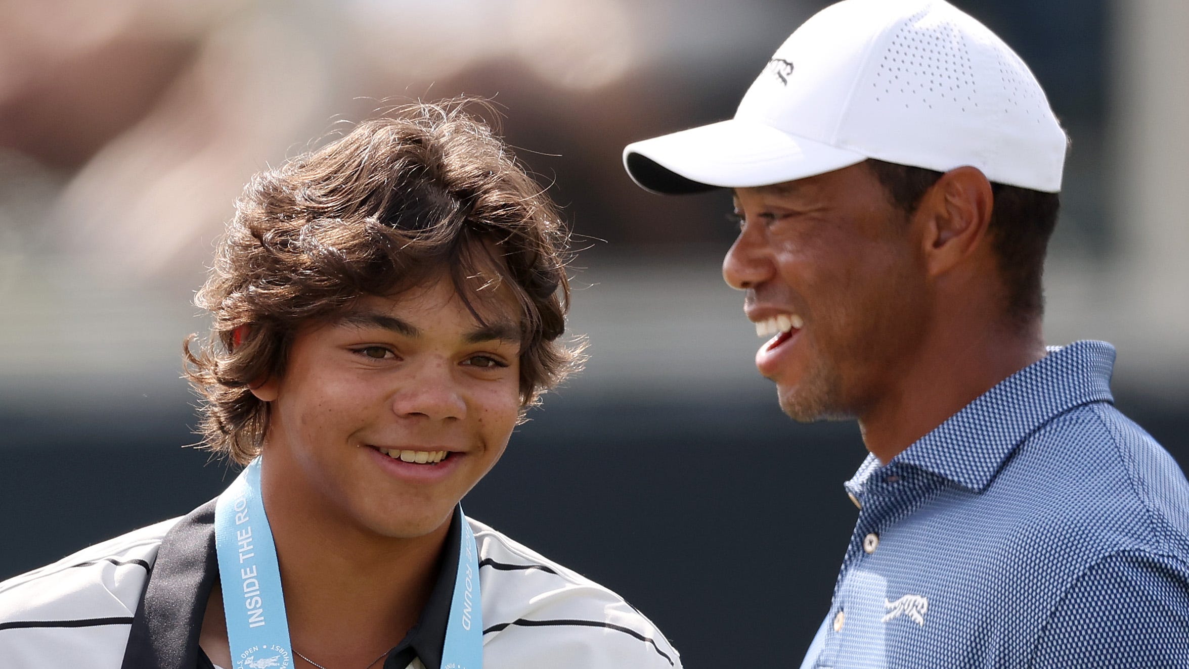 'Really cool to have him out here': Charlie Woods gets first look at Oakland Hills