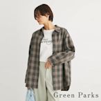 Green Parks  格子圖案長版襯衫