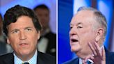 Leaked video shows Tucker Carlson jokingly quoting the infamous 'we'll do it live' outburst from Bill O'Reilly, his predecessor that was also pushed out of Fox News