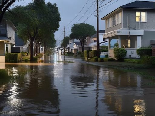 暴雨下不停 民宅淹水深及膝、家具全泡湯