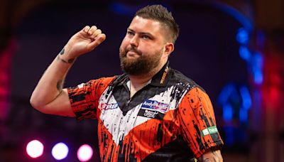 Hungarian Darts Trophy: Michael Smith beaten by Jonny Clayton on night one while Peter Wright and Raymond van Barneveld progress