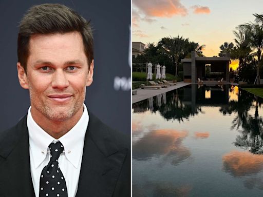 Tom Brady Shares a Look at His Miami Bachelor Pad’s Stunning Backyard During Sunrise
