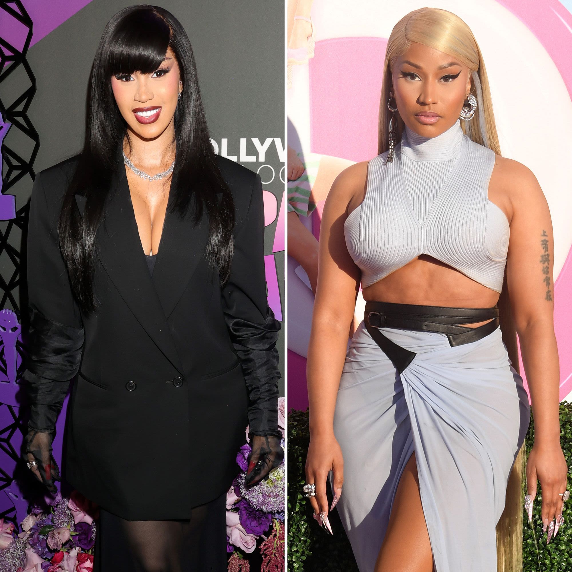 Cardi B Denies Dissing Longtime Rival Nicki Minaj in New Maternity Shoot: ‘Are You Dumb?’