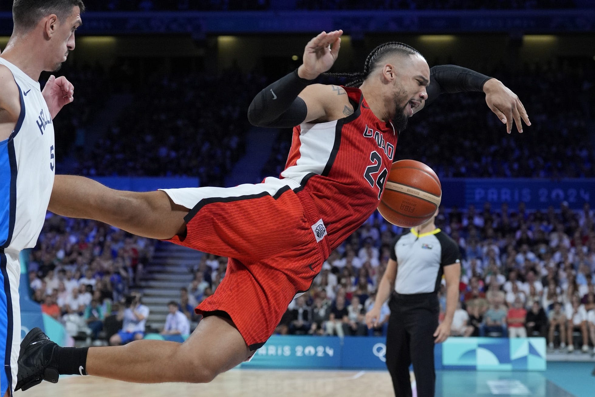 Dillon Brooks, Canada open Olympics with win over Greece, Giannis Antetokounmpo