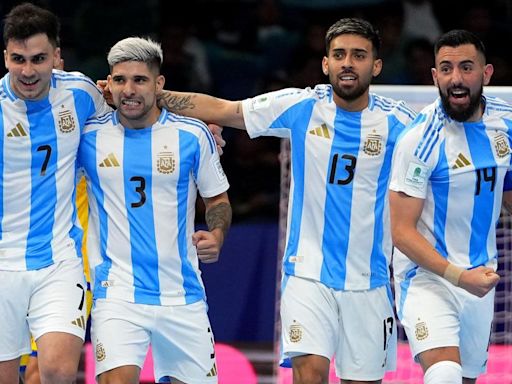 ¡Semifinalistas! La Selección Argentina enfrentará a Francia en la semifinal del Mundial de Futsal