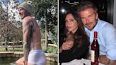Victoria Beckham Shares Photo of Husband David in Wet Underwear for His Birthday: 'You're Welcome'