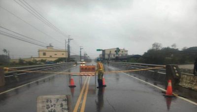 屏東雨勢減緩！屏市大州橋、瑪家至德橋開放通行 7座橋仍管制