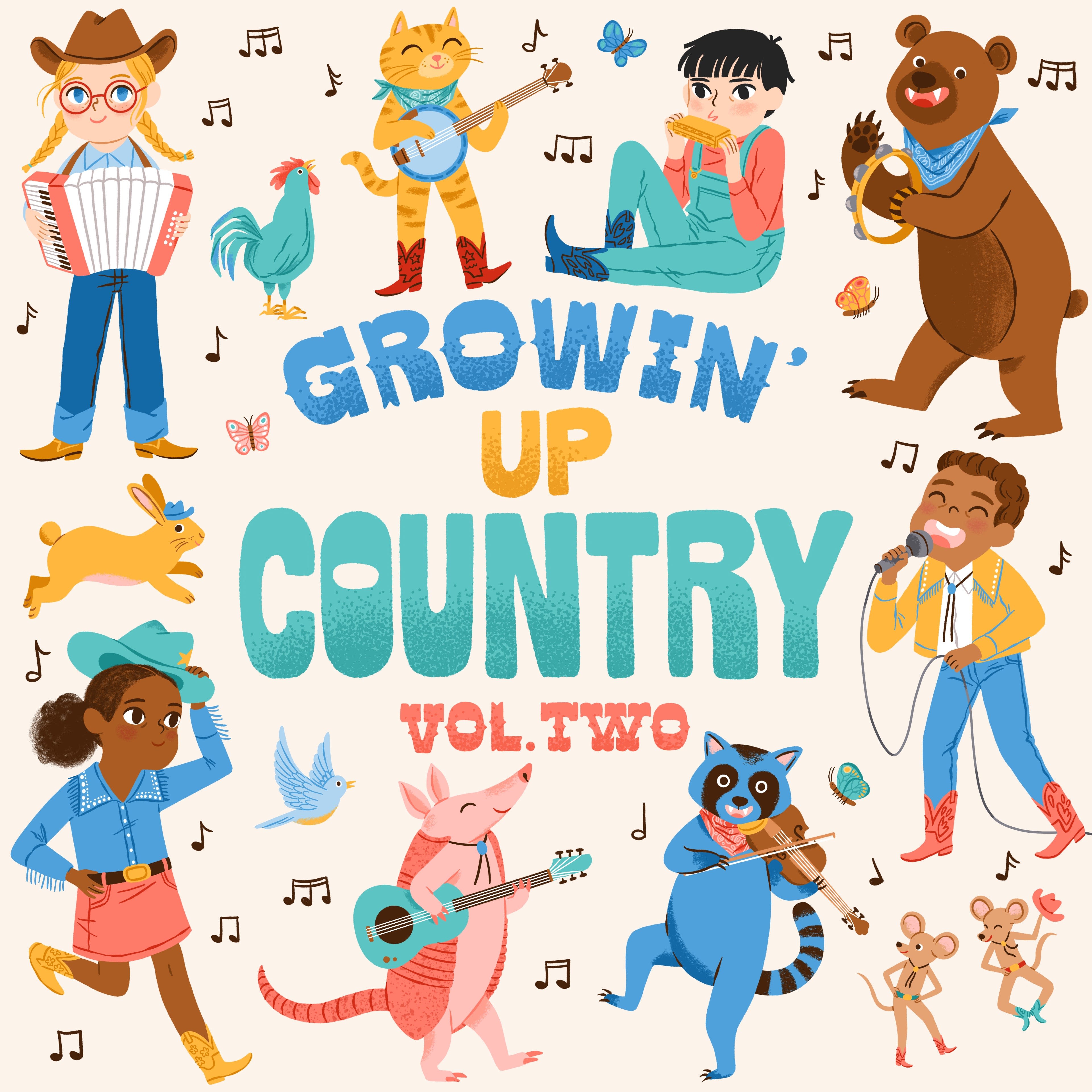 My husband John Osborne and I made 'Growin' Up Country' album to spur a child's creativity