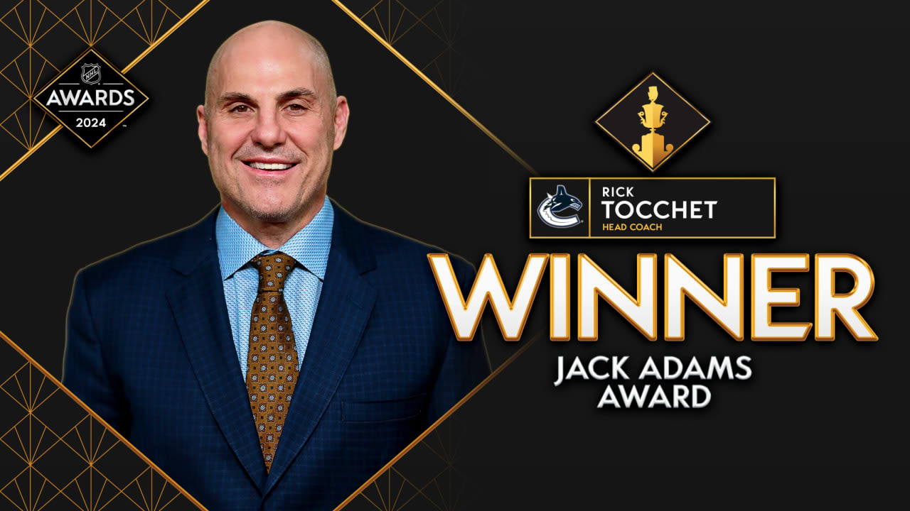 Tocchet wins Jack Adams Award as coach of year | NHL.com