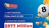 Mega Millions winning numbers, live results for Friday’s $977M lottery drawing