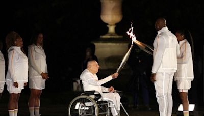 Paris 2024 Olympics: France’s 100-year-old Olympic champion participates in torch relay's final leg