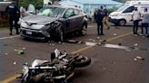 Motociclista pierde la vida tras chocar con una camioneta en Tancítaro