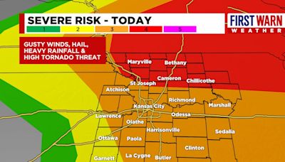 FIRST WARN WEATHER DAY: Tornado warning issued for southeastern Cass counties