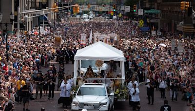 PHOTOS: Massive Eucharistic procession through downtown Indianapolis