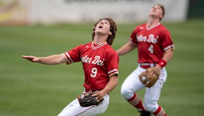 Who are the top Southwestern Indiana high school baseball teams at the midseason mark?