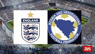 Inglaterra vs Bosnia: estadísticas previas y datos en directo | Amistosos de selecciones 2023