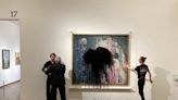 Climate activists attack glass screen protecting Klimt painting in Vienna