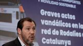 Puente dice que las incidencias en los trenes en Cataluña son «anormalmente altas» y denunciará