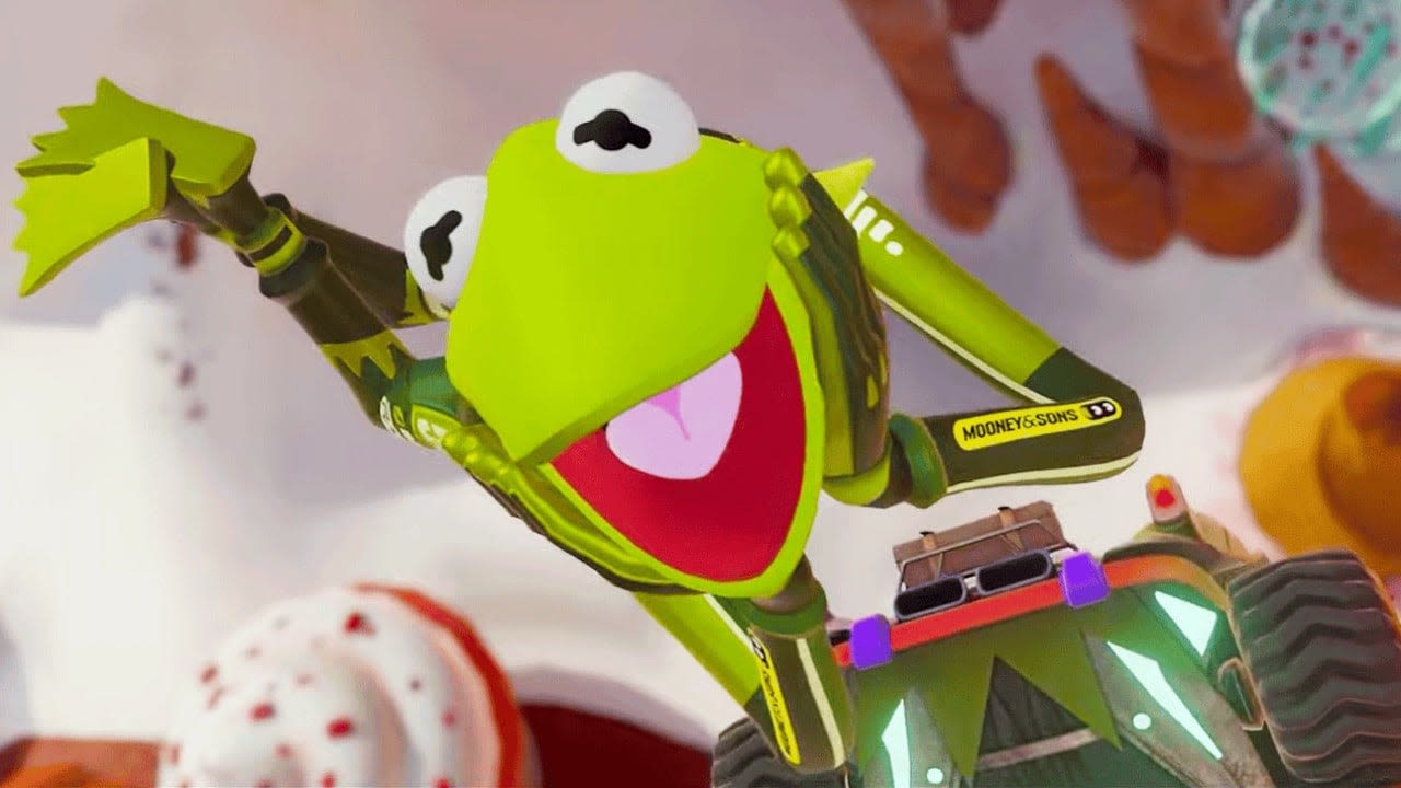 Disney Speedstorm Waves the Chequered Flag at Kermit the Frog on PS5, PS4