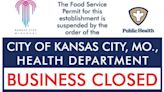 Eight Kansas City area restaurants temporarily shut down for health code violations