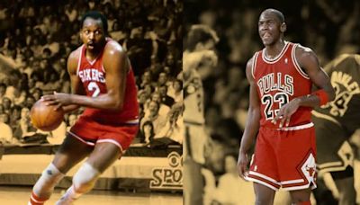 "That team doesn't have anybody that could match up with Moses" - Julius Erving said the '83 Sixers would beat the 96' Bulls