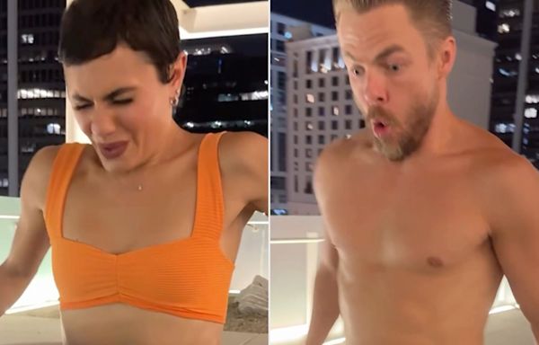 Derek Hough and Wife Hayley Erbert Reveal They Do an Ice Bath After Every Dance Show: ‘A Non-Negotiable for Us’