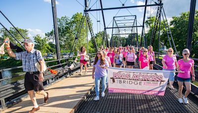 Bras Across the Bridge event helps raise awareness, celebrate breast cancer survivors