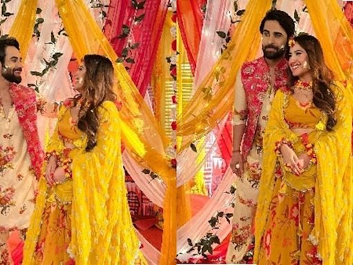 Nath Krishna aur Gauri ki Kahani: Arjun Singh Dalal Shares BTS Haldi PICS With Co-star Aalisha Panwar