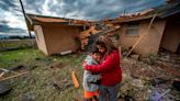 A tornado rips through their North Texas home as they hang on for survival